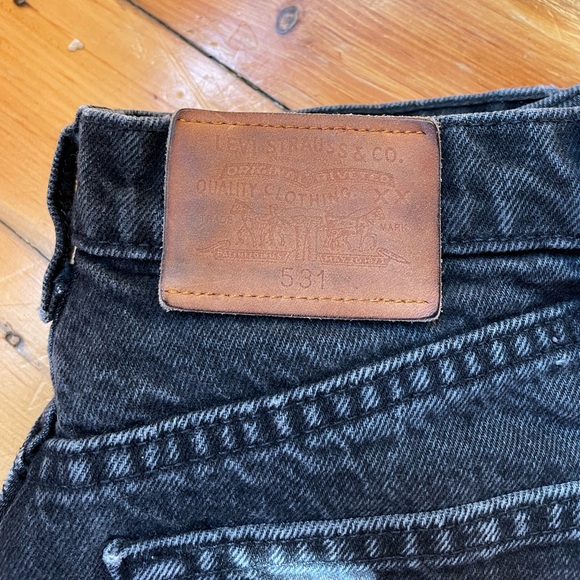 Black Vintage Levi’s 531 Jeans - Picture 2 of 8